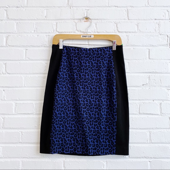 BANANA REPUBLIC Roland Mouret animal print pencil skirt - Picture 1 of 3